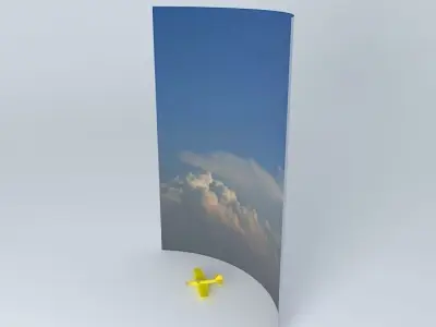 Aerobatic Airacobra Free 3D model