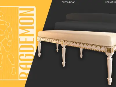 CLISTAL BENCH 3D model