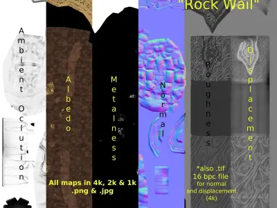 War Mace  RockWail  LowPoly Game-Ready Low-poly 3D model