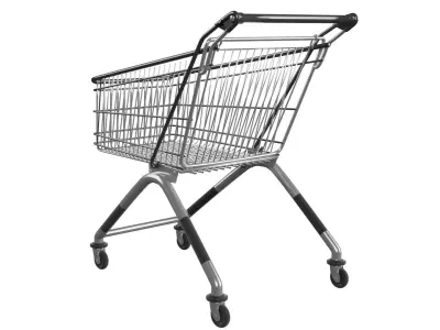 Shopping Trolley 3D model buy
