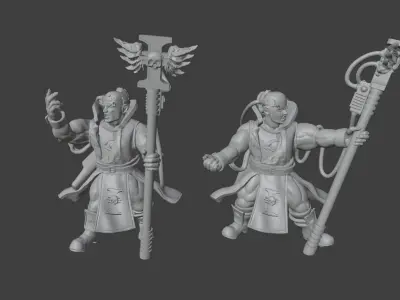 Imperial Psyker 3D print model