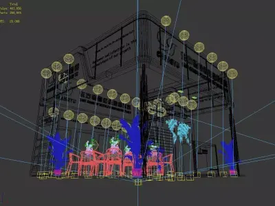 Exhibition - Area -6X6-3DMAX2009-013 3D model