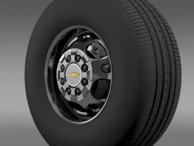Chevrolet Silverado 2500HD 2wd crew 2008 3D model