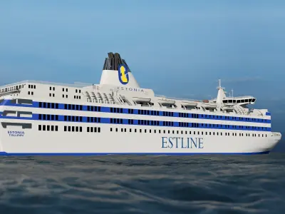 MS Estonia 3D model