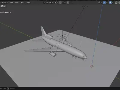 airplane Free 3D model 5