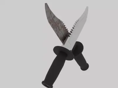 knife 3D model 32