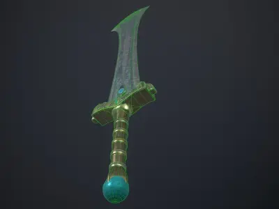 Sword legend of zelda Free low-poly 3D model