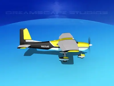 Cessna 172 Skyhawk 1958 V04 3D model