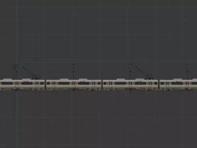 JR 223 Trainset 3D model