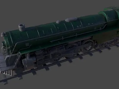 Berkshire steam locomotive 3D model purchase