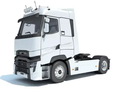 Generic Semi Truck 3D model purchase
