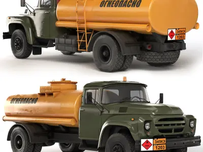 ZIL 130 TSV-6 1967 3D model