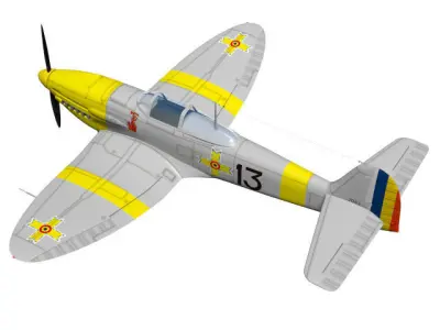 Heinkel He112 B-1 3D model