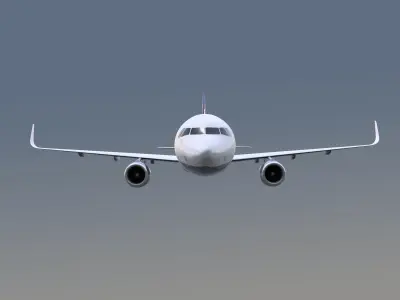 Airbus A321neo Lufthansa 3D model