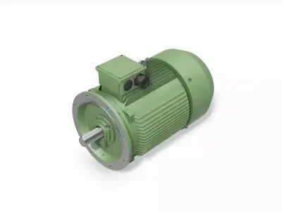 280S B5 2 Pole IEC electric motor - 3D CAD model 3D model