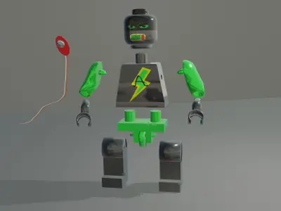 Lego alkalineman 3D model