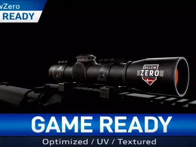 Scope TaS x16 Low-poly 3D model