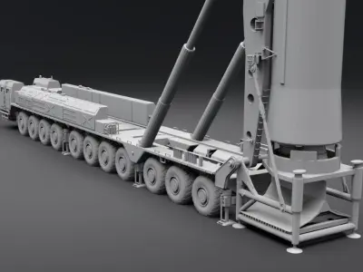 WS51200 Hwasong Scale model 3D print model