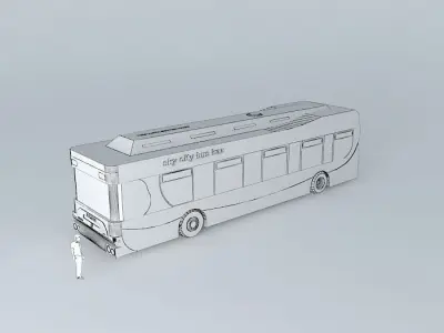 kaz bus sultan Free 3D model