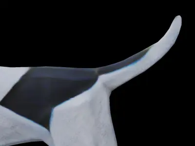 low-poly Dog model Low-poly 3D model
