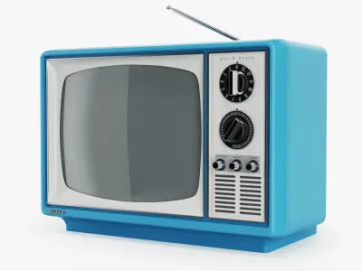 Vintage TV Quasar XP3163ML 3D model