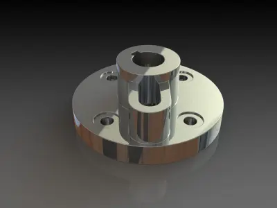 Crank DIsk Free 3D model
