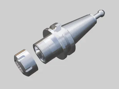 CNC Milling Tools 3D model