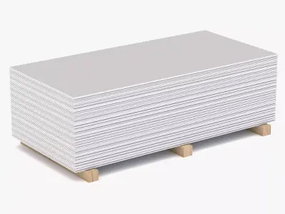 Drywall Pallet Low-poly 3D model