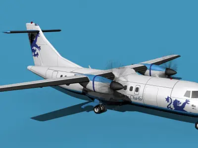 ATR-42-320 Cambria Air 3D model
