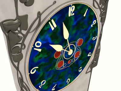 Archibald Knox Clock 3D model