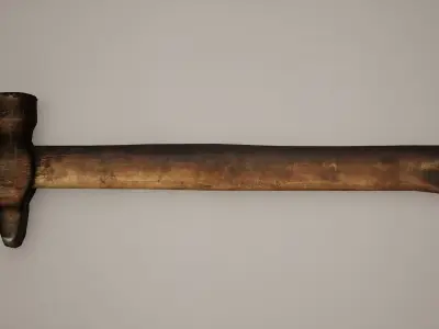Hammer Low-poly 3D model 41