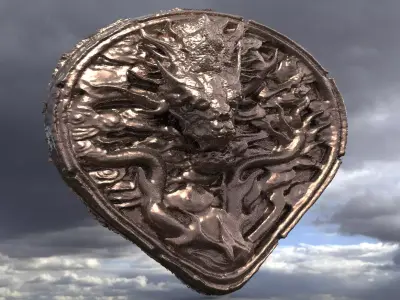 Dragon crest wide 2 3D model