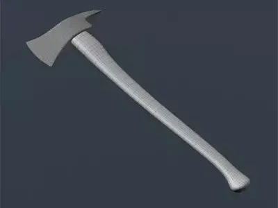fireman axe 3D model