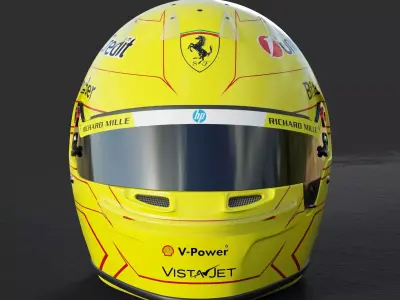 F1 Lewis Hamilton Helmet 2026 3D model