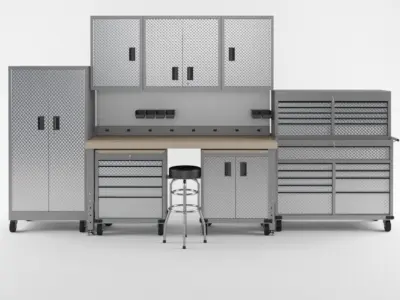 Garage Furniture Set 2 3D model