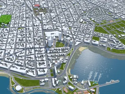 Montevideo Uruguay 3D model