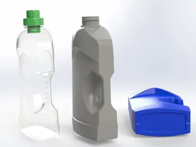 Disinfectant Bottle 3D model