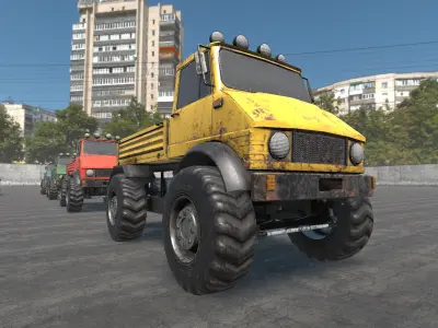 Special Vehicles Collection HQ - PBR Low-poly 3D model