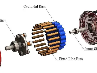 Cycloidal Gear Drive 3D print model