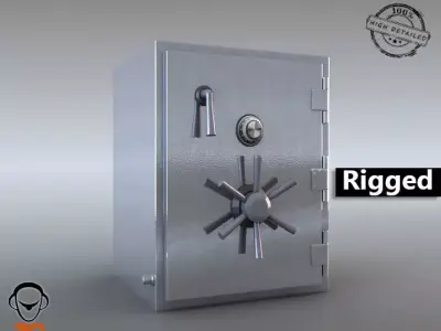 Safe Rigged 3D model