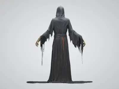 Spectral Guardian Low-poly 3D model
