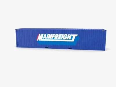 40ft Shipping Container Mainfreight 3D model