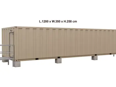 Portable container 3D model