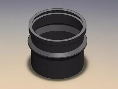 Cable pass 3D model