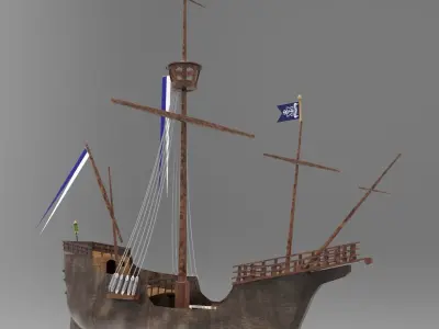 Santa Maria Ship 2 3D model
