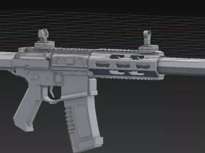 LOW - POLY Honey Badger  3D model