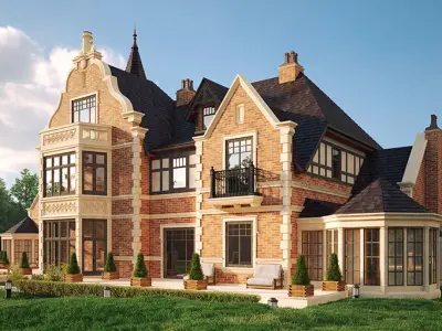 Private house 3D model 5