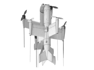 Octopus 100 interceptor drone 3D model