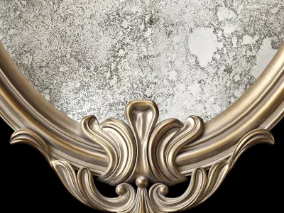 Rustic Wall Mirror  3D model