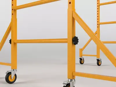 Scaffold tower 4 3D model